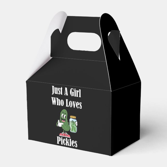 Bara en tjej som älskar Pickles Pickle Presentaskar (Framsidan Sidan)