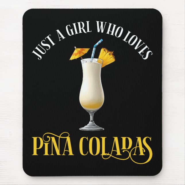 Bara en tjej som älskar Pina Coladas Musmatta (Framsidan)