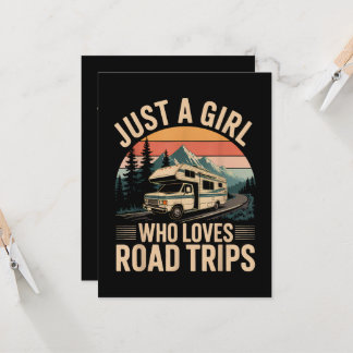Bara en tjej som älskar roadtrips inbjudningar