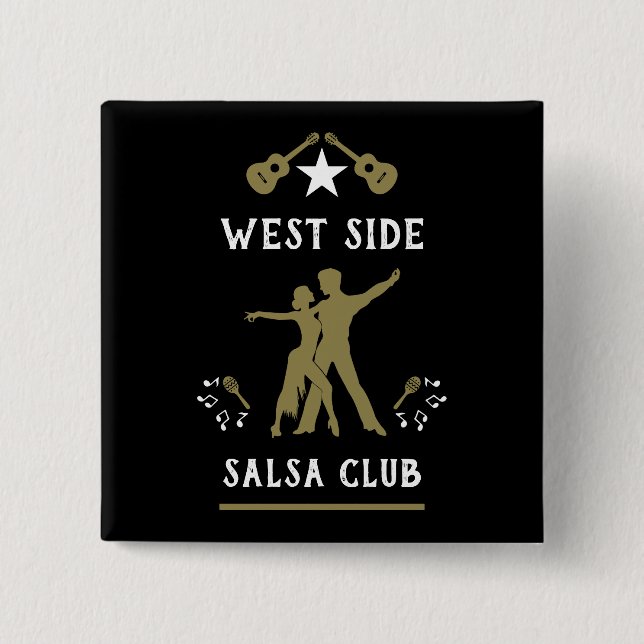 Bara en tjej som älskar Salsa-dans Knapp (Framsida)