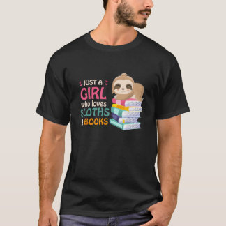 Bara en tjej som älskar sengångare och böcker Seng T Shirt