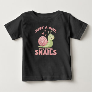 Bara en tjej som älskar sniglar t shirt