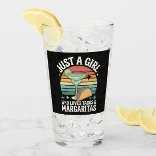 Bara en tjej som älskar tacos och Margarita mexika Glaskopp