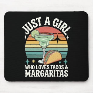 Bara en tjej som älskar tacos och Margarita mexika Musmatta