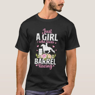 Bara en tjej som älskar tunnlöpning Tunnlöpning Tu T Shirt