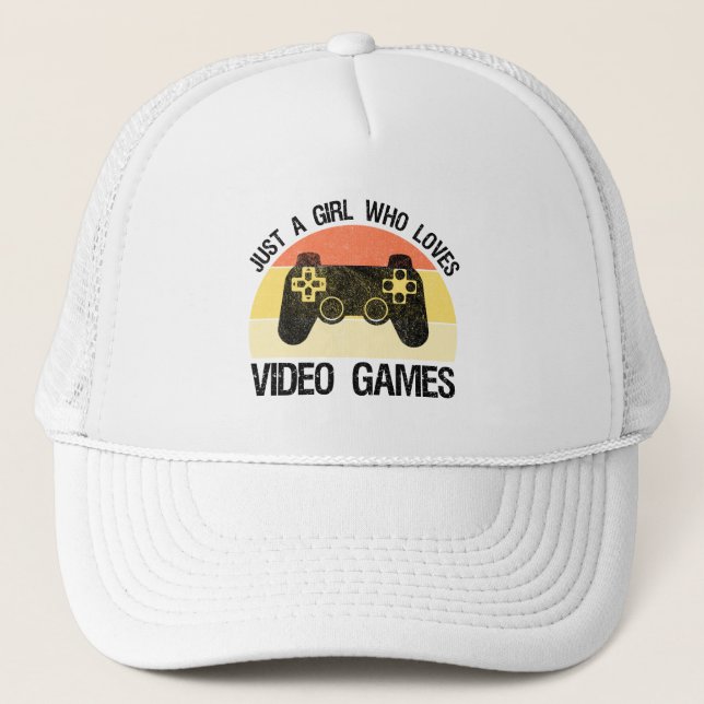 Bara en tjej som älskar tv-spel keps (Framsida)