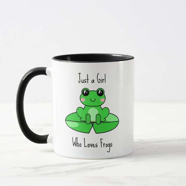 Bara en tjej som älskar vänner mugg (Vänster)