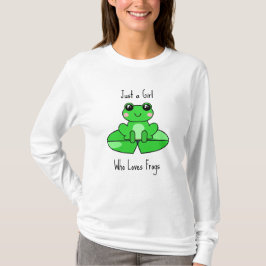 Bara en tjej som älskar vänner t shirt