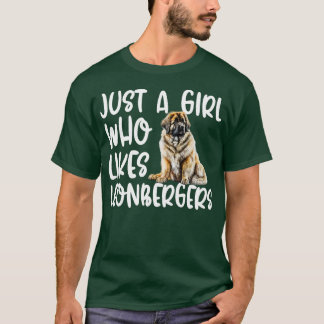 Bara en tjej som gillar Leonbergers T Shirt