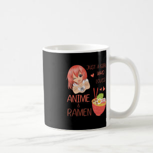 Bara en tjej som kärlek Anime och Ramen Japan Anim Kaffemugg