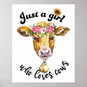 Bara en tjej som kärlek äter söt komkorfärg poster