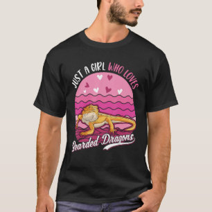 Bara en tjej som kärlek bockade Dragons T Shirt