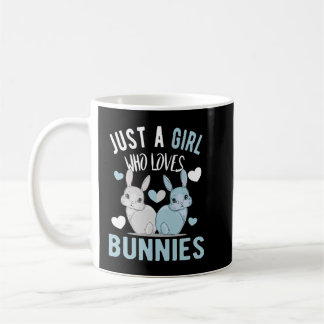 Bara en tjej som kärlek bunnies Bunny Mamma Pullov Kaffemugg