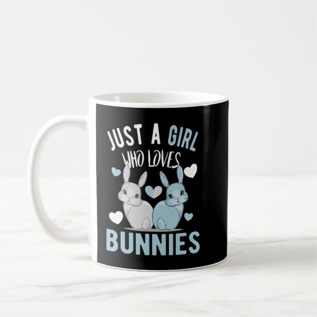 Bara en tjej som kärlek bunnies Bunny Mamma Pullov Kaffemugg (Vänster)