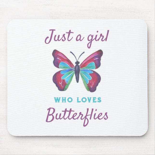 Bara en tjej som kärlek Butterflies Musmatta (Framsidan)