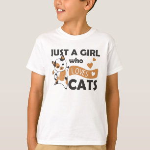 Bara en tjej som kärlek Cats Sweet Cat T Shirt