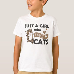 Bara en tjej som kärlek Cats Sweet Cat T Shirt