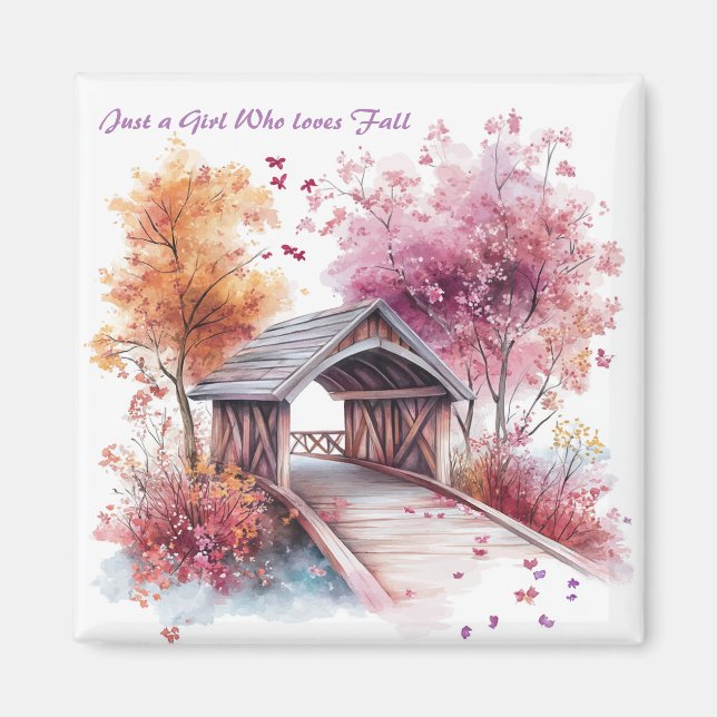 Bara en tjej som Kärlek Fall Magnet (Framsidan)