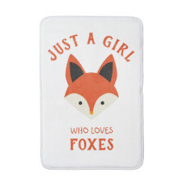 Bara en tjej som kärlek Foxes Badrumsmatta