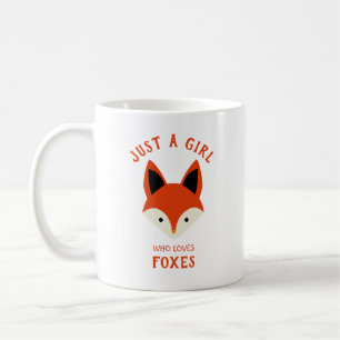 Bara en tjej som kärlek Foxes Kaffemugg