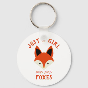 Bara en tjej som kärlek Foxes Nyckelring