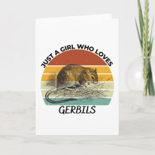 Bara en tjej som kärlek gerbils kort