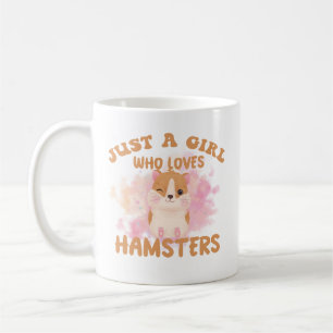 Bara en tjej som kärlek hamstrar kaffemugg