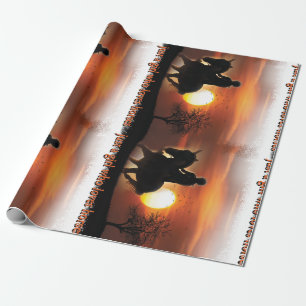 Bara en tjej som kärlek hästar presentpapper