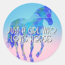 Bara en tjej som kärlek hästar