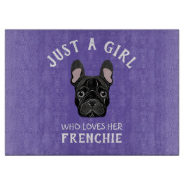 Bara en tjej som kärlek hennes Frenchie