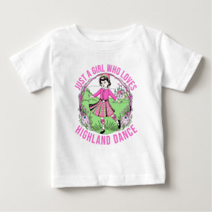Bara en tjej som kärlek Highland Dance-gåva T Shirt