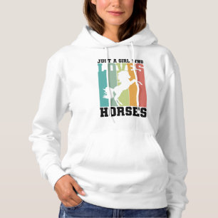 Bara en tjej som kärlek Horses Horse Girl T Shirt
