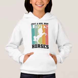 Bara en tjej som kärlek Horses   Horse Girl T Shirt