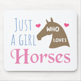 Bara en tjej som kärlek Horses Musmatta