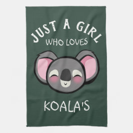 Bara en tjej som kärlek Koalas är Kökshandduk