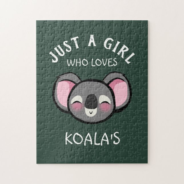 Bara en tjej som kärlek Koalas är Pussel (Vertikal)