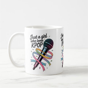 Bara en tjej som kärlek Kpop Kaffemugg