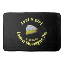 Bara en tjej som kärlek lemon meringue paj badrumsmatta