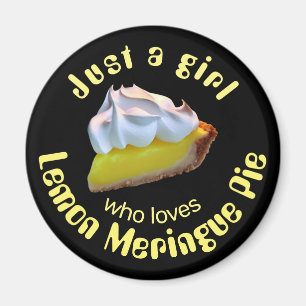 Bara en tjej som kärlek lemon meringue paj magnet