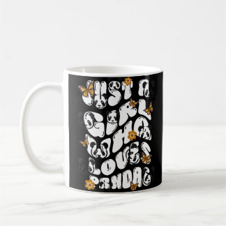 Bara en tjej som kärlek panda kaffemugg