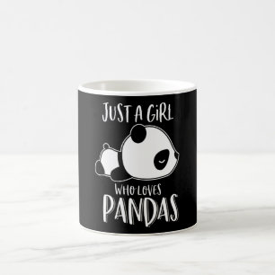 Bara en tjej som Kärlek pandar pandalpanda Kaffemugg