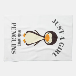 Bara en tjej som kärlek Penguins Kökshandduk