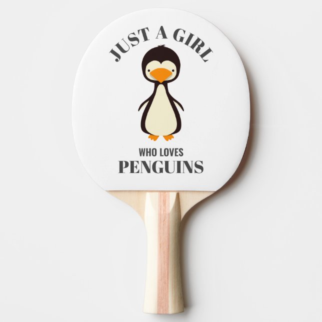 Bara en tjej som kärlek Penguins Pingisracket (Framsidan)