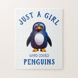 Bara en tjej som kärlek Penguins Pussel