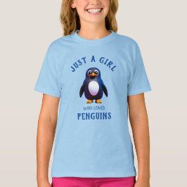 Bara en tjej som kärlek Penguins T Shirt