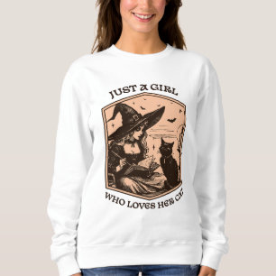 Bara en tjej som kärlek sin katt t shirt