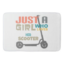Bara en tjej som kärlek sin skooter