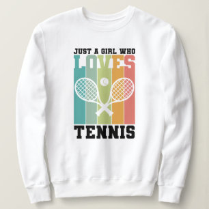 Bara en tjej som kärlek tennis Tennis Player Gif T Shirt