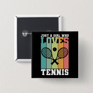 Bara en tjej som kärlek tennis   Tennis Player-pre Knapp