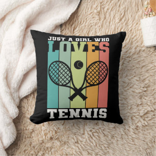 Bara en tjej som kärlek tennis   Tennis Player-pre Kudde